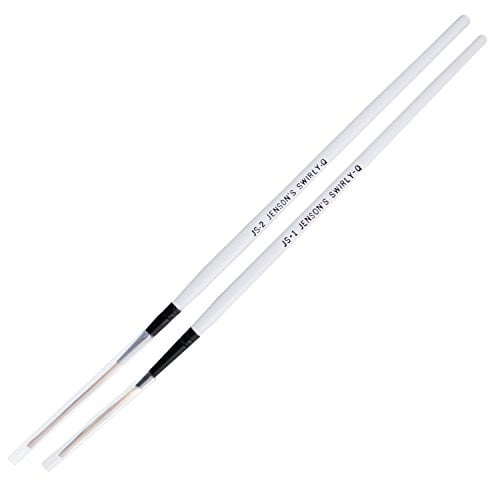 Andrew Mack Brush Set of 2 Size 1-2 The Jenson Swirly Q Series for Scroll Pinstriper and Script Lettering Andrew Mack Brush Set of 2 Size 1-2 The Jenson Swirly Q Series for Scroll Pinstriper and Script Lettering